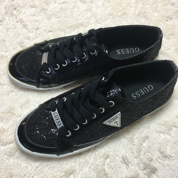 guess black shoes